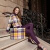 Diane The Tartan Series (Classic Black and Yellow) Track Jacket Yoga Leggings Canvas Deck Shoes Weekender Bag black yellow white front art concierge clothing jpg
