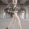 Maxi The Tartan Series (Black) Track Jacket Yoga Leggings Canvas Deck Shoes Weekender Bag black pink white front art concierge clothing jpg