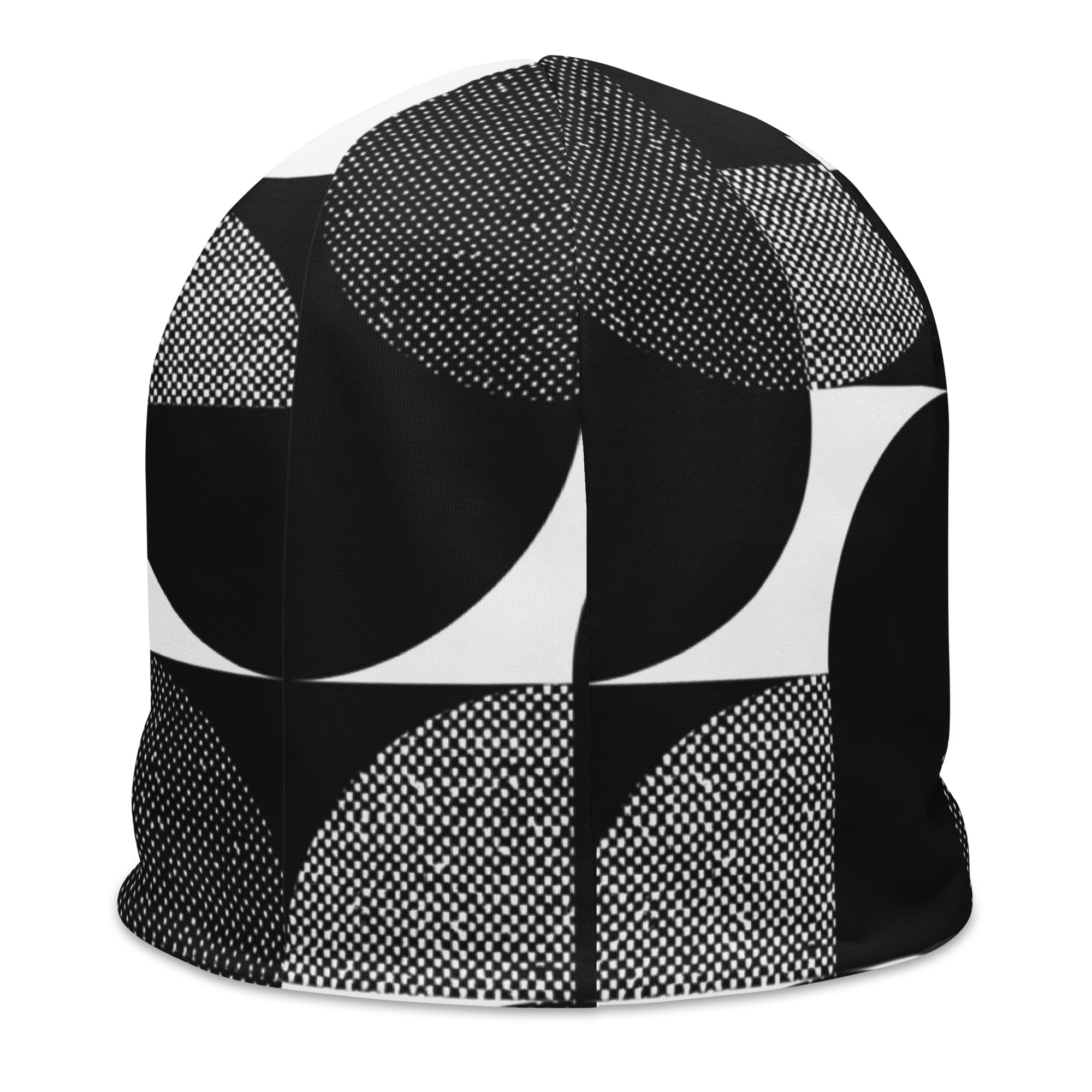 all over print beanie white back 6aaeec69c393d