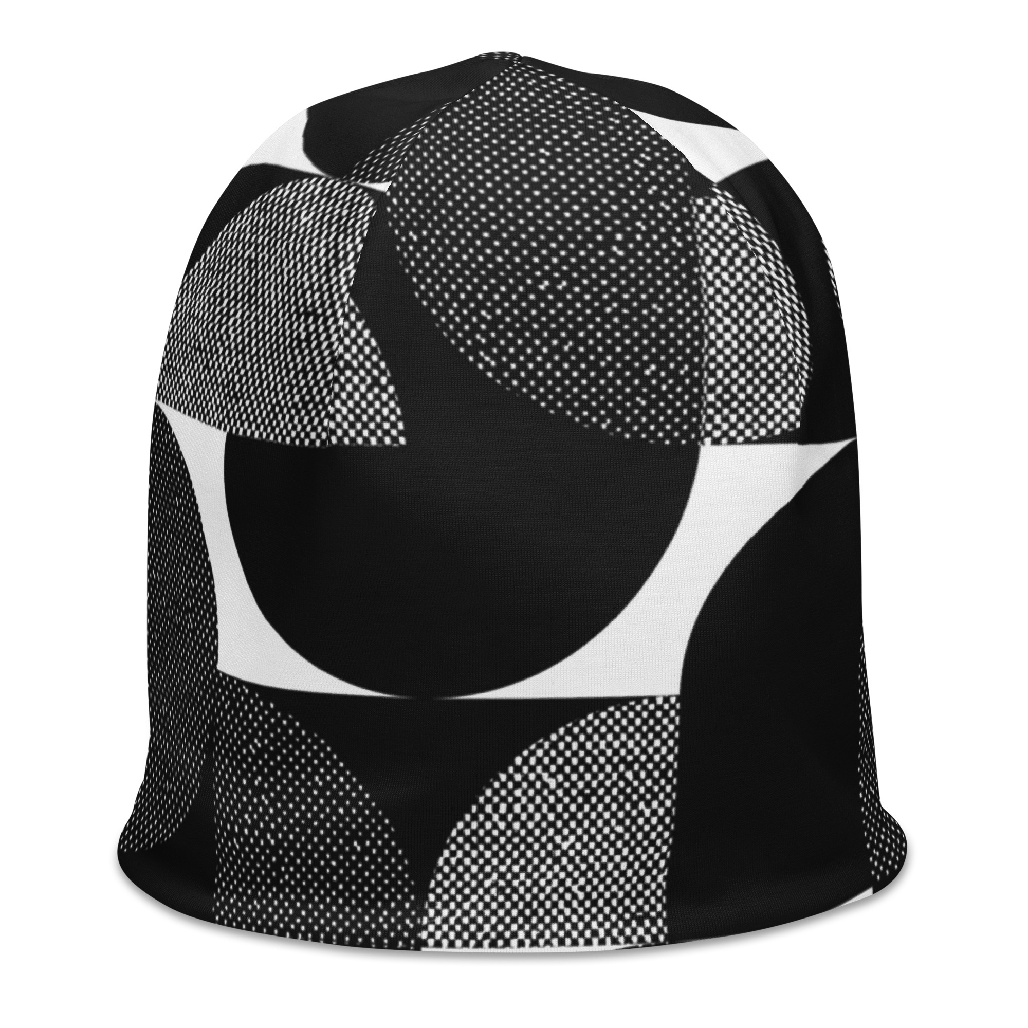 all over print beanie white right front 6aaeec69c3b0f