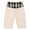 The Tartan Series (Black) Biker Shorts black pink white front art concierge clothing jpg