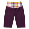 The Tartan Series (Classic Black and Yellow) Biker Shorts black yellow white front art concierge clothing jpg