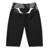 The Bauhaus Series (Black Circles) Biker Shorts black white front art concierge clothing jpg