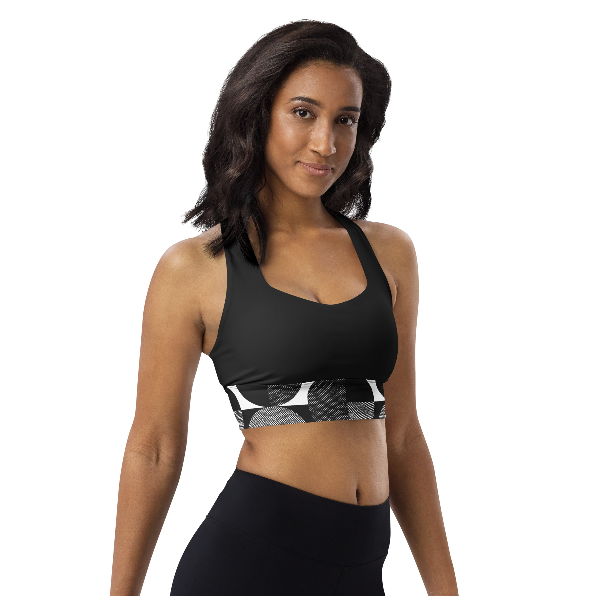 all over print longline sports bra white right front 6aaedfacc1d2a