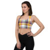 all over print recycled longline sports bra white left front 6aa72a307595d jpg
