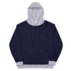 The Stripes Series (Pinstripes) Hoodie blue grey front art concierge clothing jpg