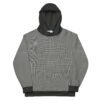 The Tartan Series (Glenn Plaid) Hoodie grey tartan white front art concierge clothing jpg