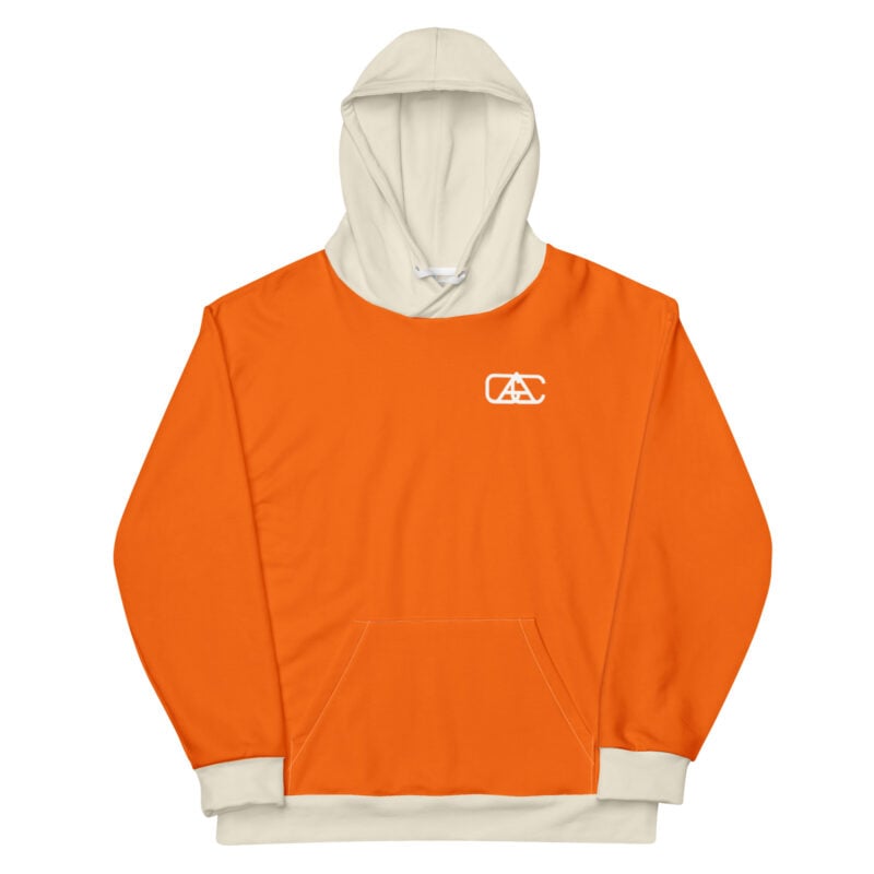 The Bauhaus Series (Persimmon and Friends) Hoodie persimmon and champagne white front art concierge clothing jpg The Bauhaus Series (Persimmon and Friends) Hoodie persimmon and champagne white front art concierge clothing jpg
