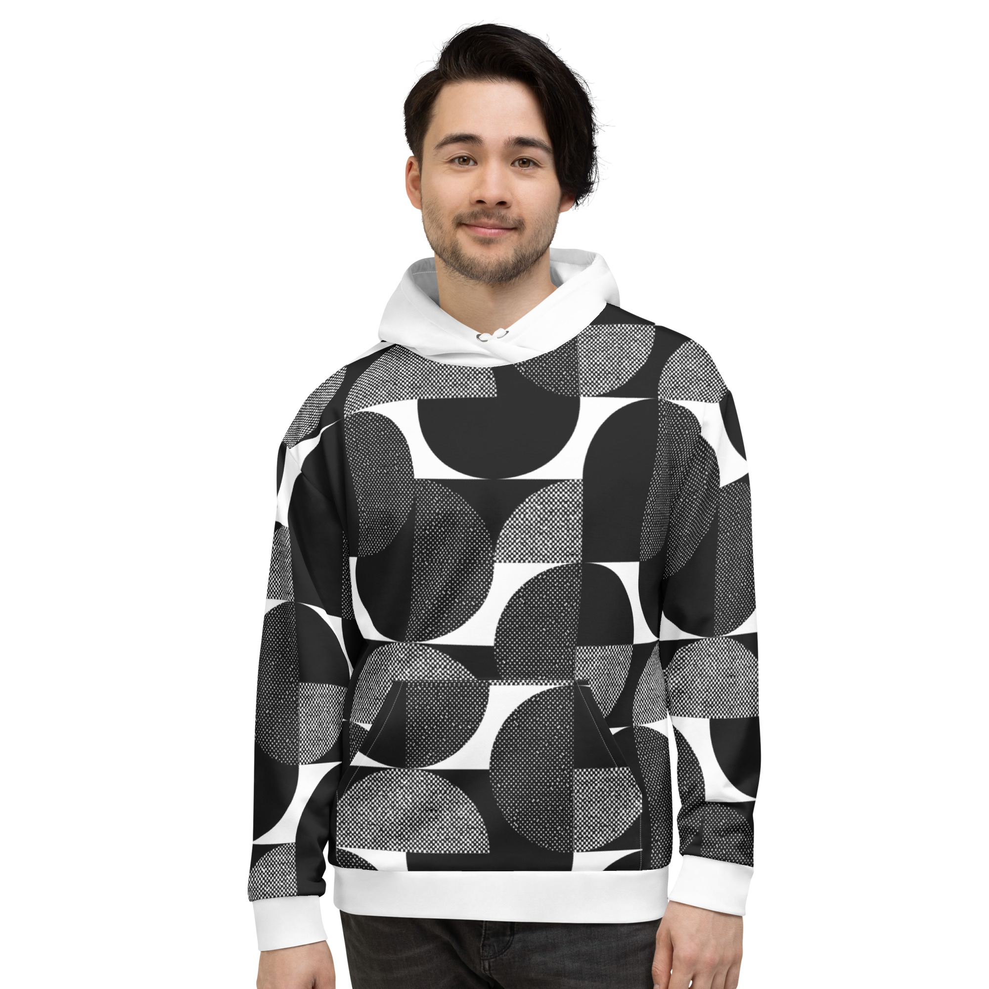 all over print recycled unisex hoodie white front 6aaeeb19e578b