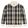 The Tartan Series (Black) Track Jacket black pink white front art concierge clothing jpg