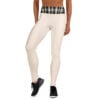 The Tartan Series (Black) Yoga Leggings black pink front art concierge clothing jpg