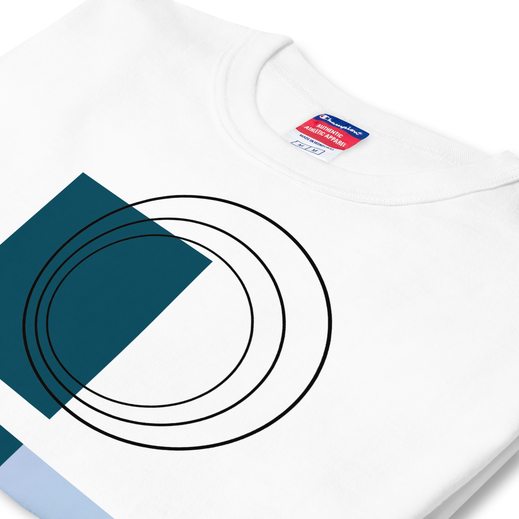 mens champion heritage t shirt white zoomed in 6a9c8a0220265 jpg