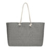 The Tartan Series (Glenn Plaid) Weekender Bag grey tartan dark grey 24x13 front art concierge clothing jpg