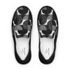 The Bauhaus Series (Black Circles) Women’s Slip-on Canvas Shoes black front art concierge clothing jpg