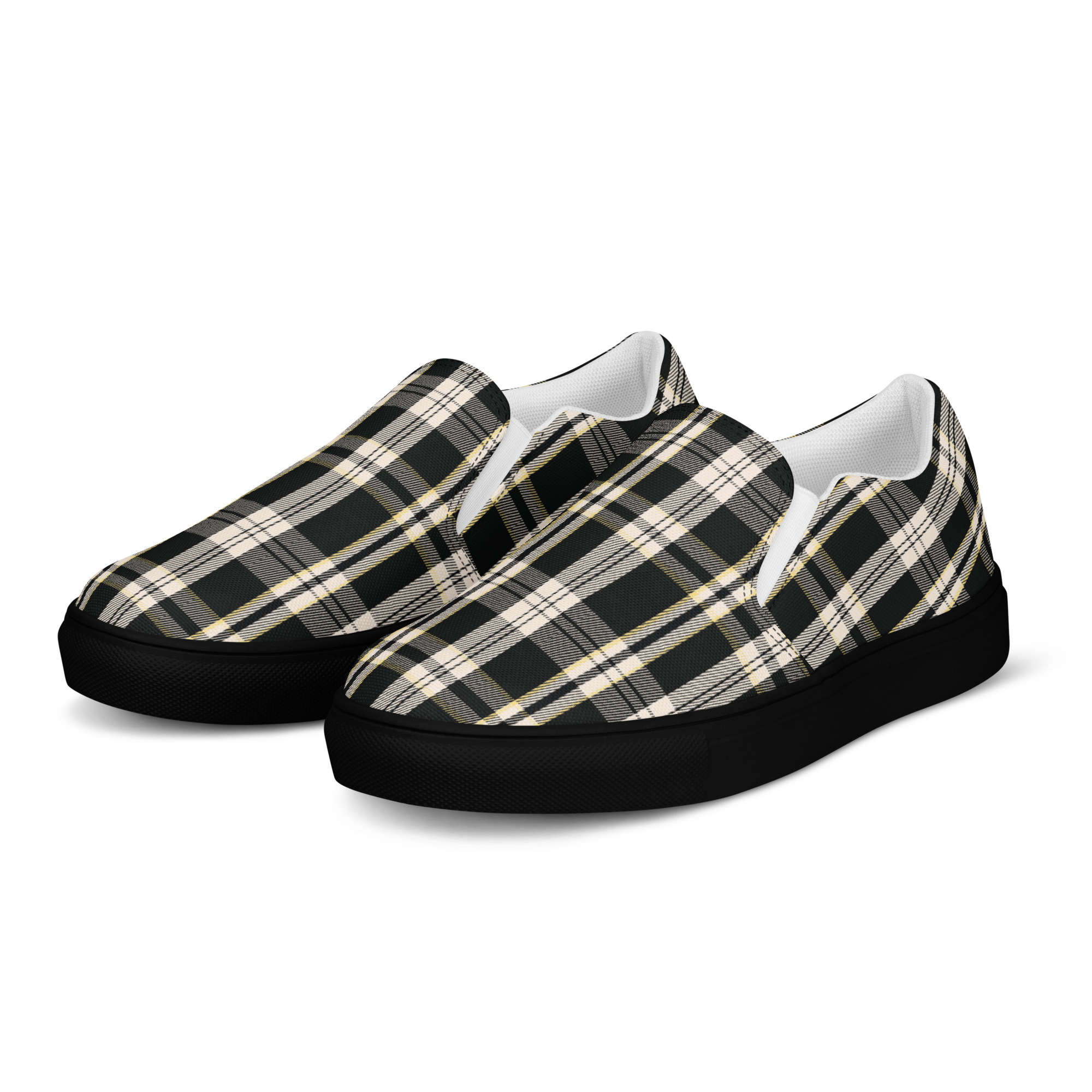 womens slip on canvas shoes black left front 6a9df6d0dd951 jpg