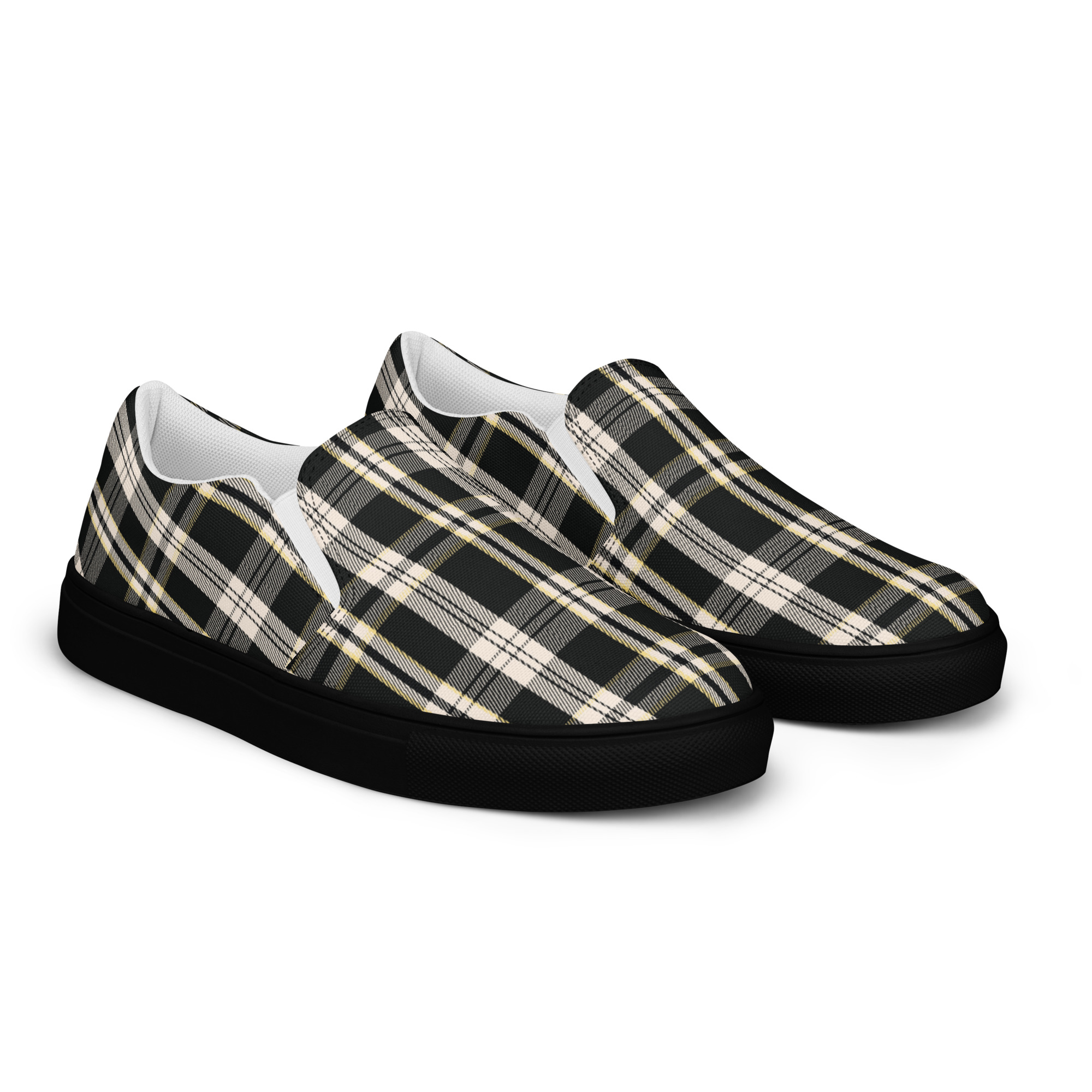 womens slip on canvas shoes black right front 6a9df6d0dd99b jpg