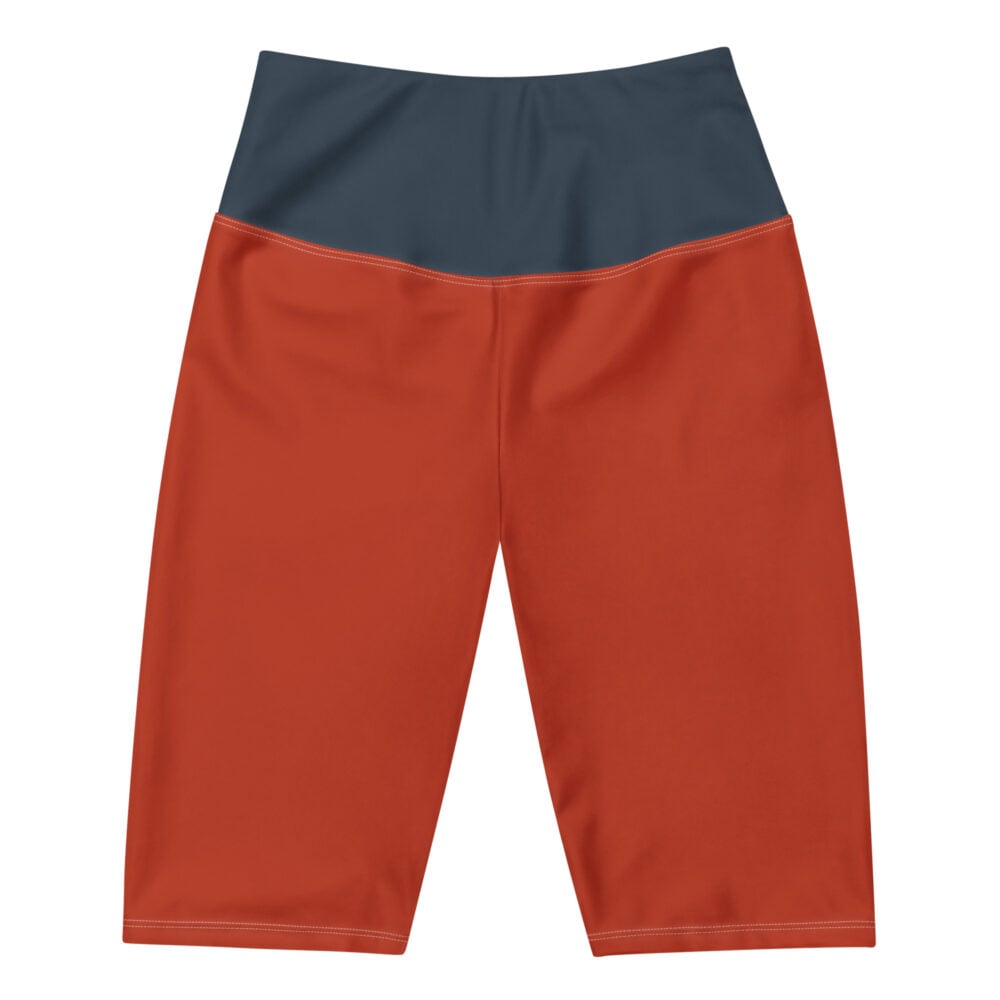 The Art Series (Ode to Saint Laurent) 4 Biker Shorts green red front art concierge clothing jpg