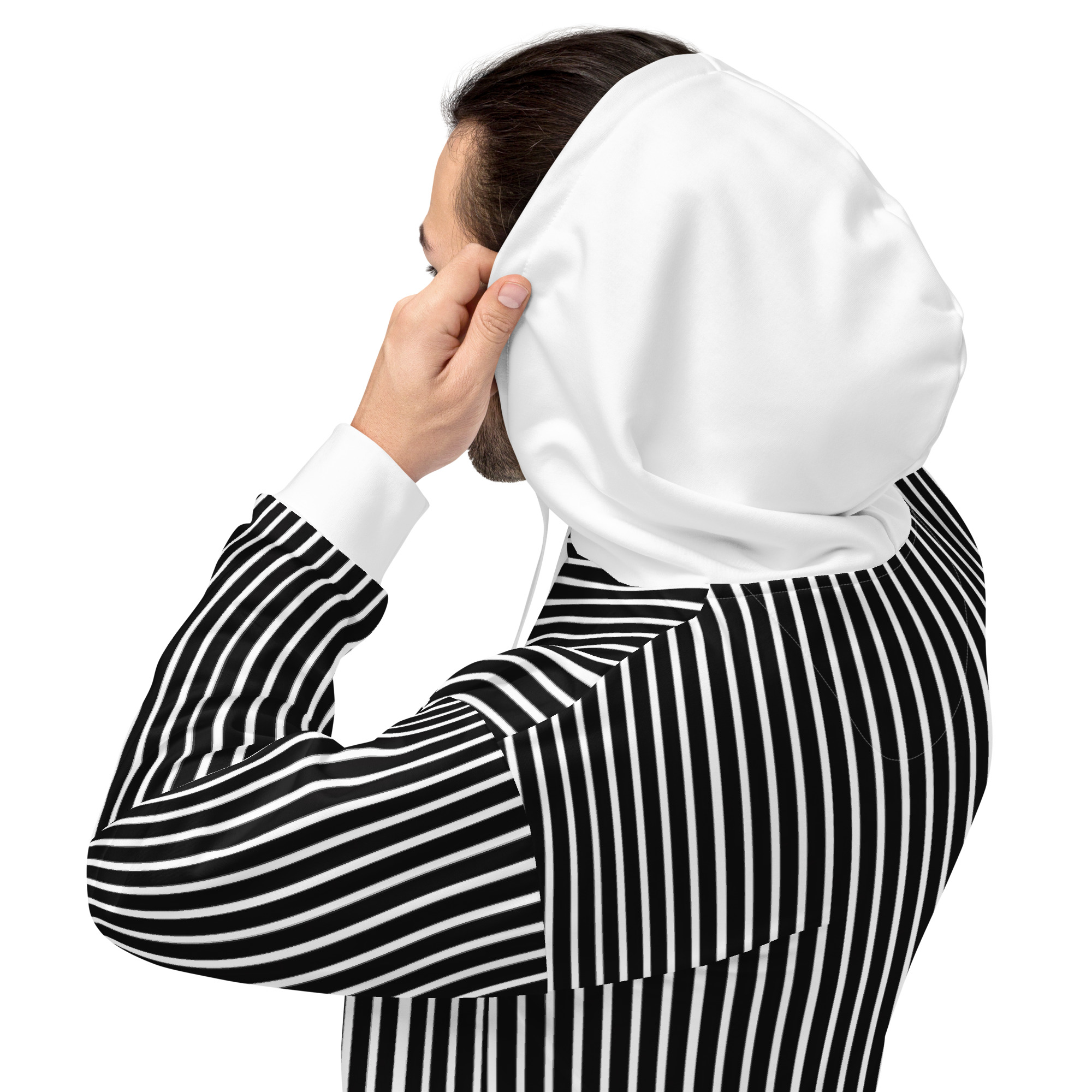 all over print recycled unisex hoodie white back 2 6ac2ee9349b98 jpg
