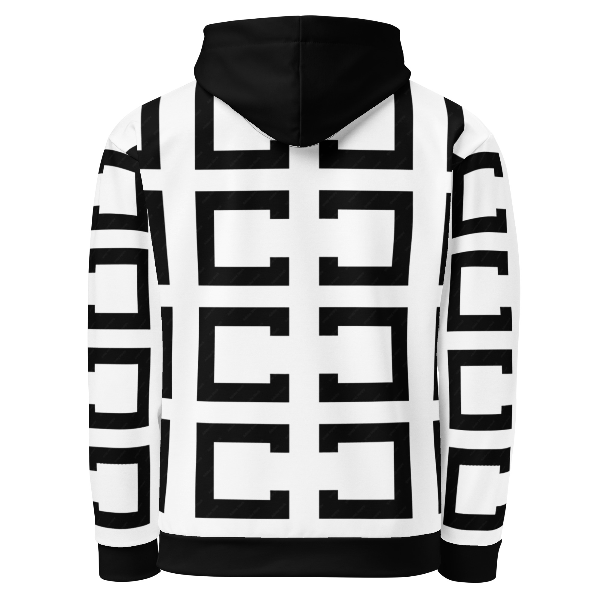 all over print recycled unisex hoodie white back 6ad9568b599c7 jpg