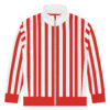 The Stripes Series (Ferrari Red) track jacket Ferrari red white black front art concierge clothing jpg