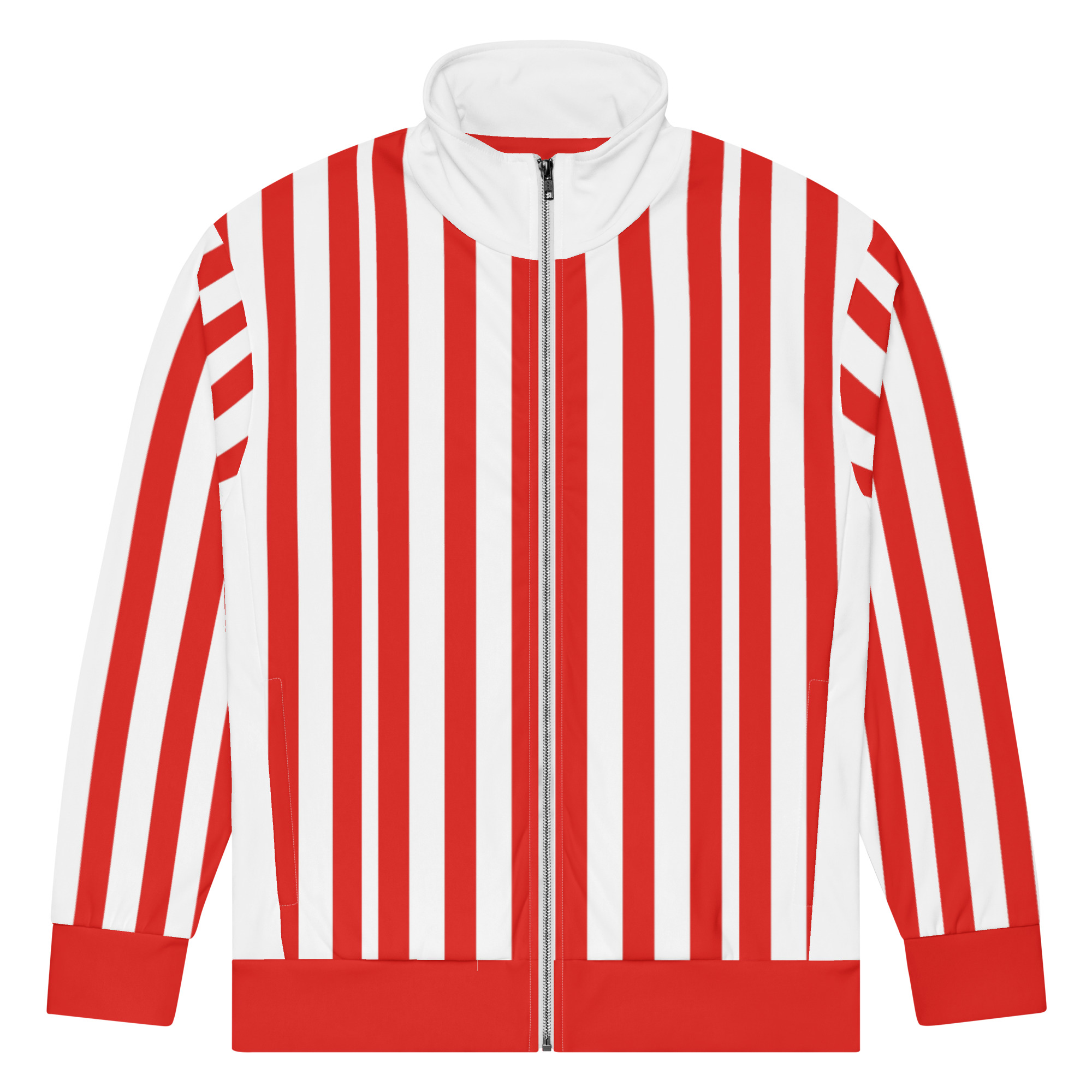 The Stripes Series (Ferrari Red) track jacket Ferrari red white black front art concierge clothing jpg